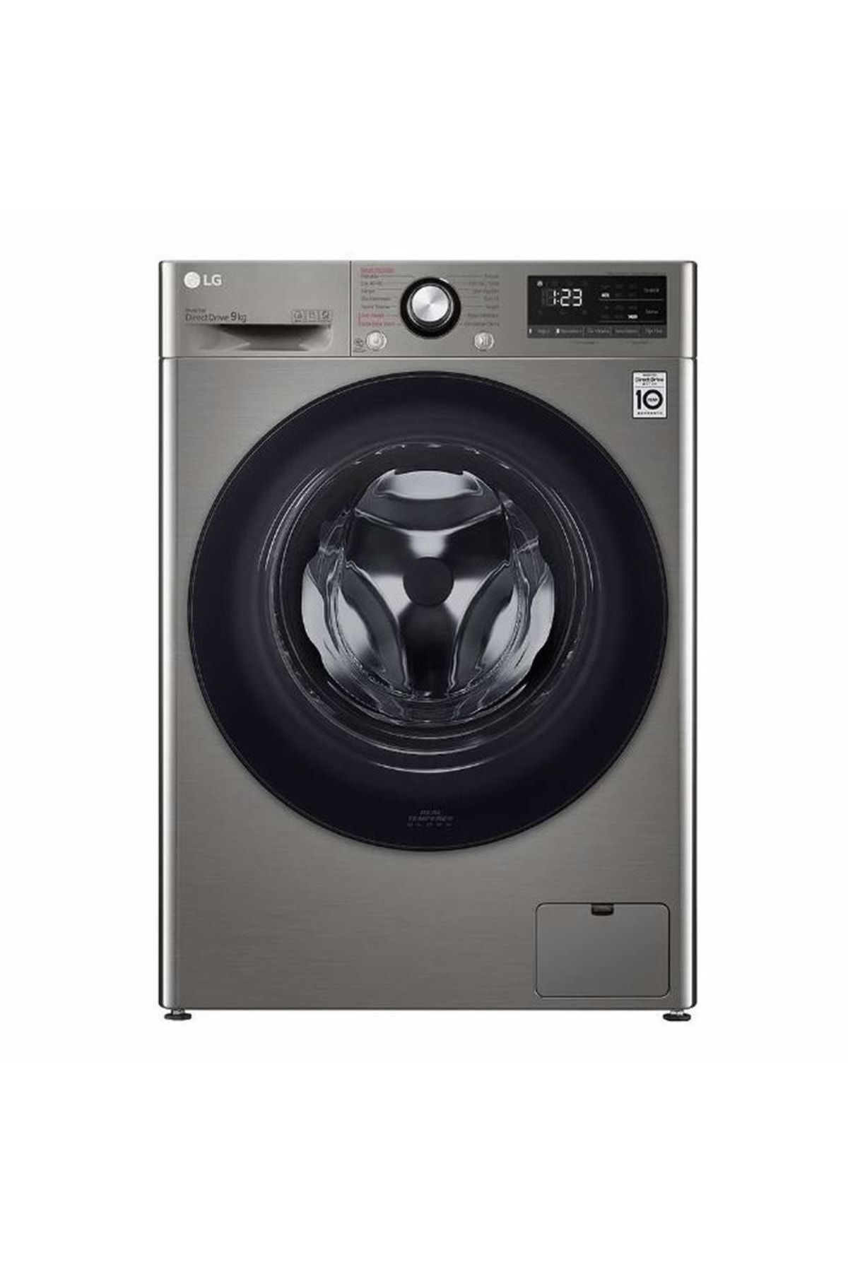 LG ÇAMAŞIR MAKİNESİ 9 KG 1400 DEVİR GRİ