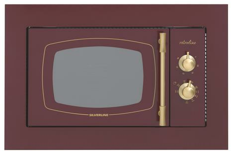 SİLVERLİNE SLV-MW9033R02 MİKRODALGA FIRIN 20 LT. RUSTİK BORDO