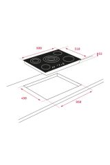 TEKA TR 951 CAM SERAMİK OCAK
