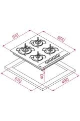 TEKA GBC 64002 KBC WH (E4) 60cm Gaz