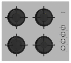 TECNA ANKASTRE OCAK GRİ CAM 60 CM 4 GÖZLÜ