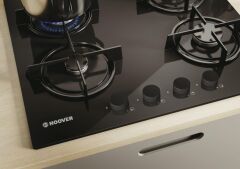 HOOVER ANKASTRE OCAK 60 CM SİYAH CAM EMAYE 4 GAZ