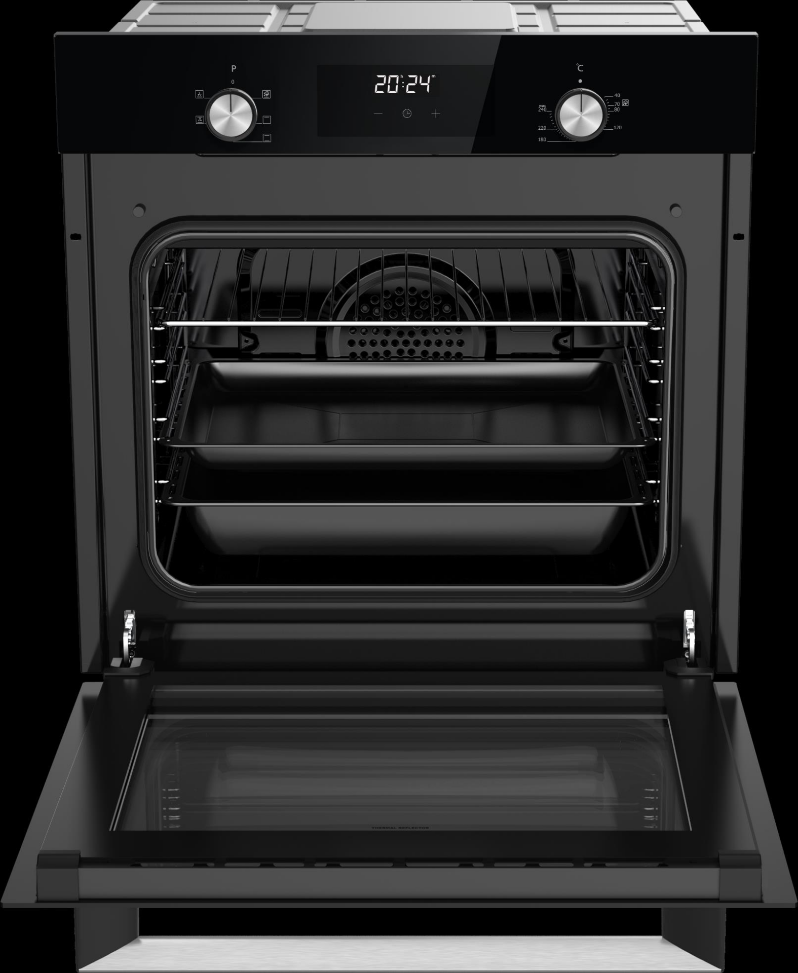 TECNA ANKASTRE FIRIN SİYAH CAM 6 FONKSİYON