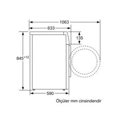 PROFİLO ÇAMAŞIR MAKİNESİ 9 KG 1200 DVR BEYAZ